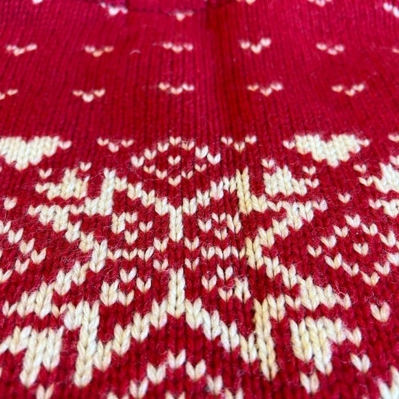 Sonoma Roll Neck Wool Blend Snowflake Sweater Boxy Cut / Xlarge - Picture 9 of 10